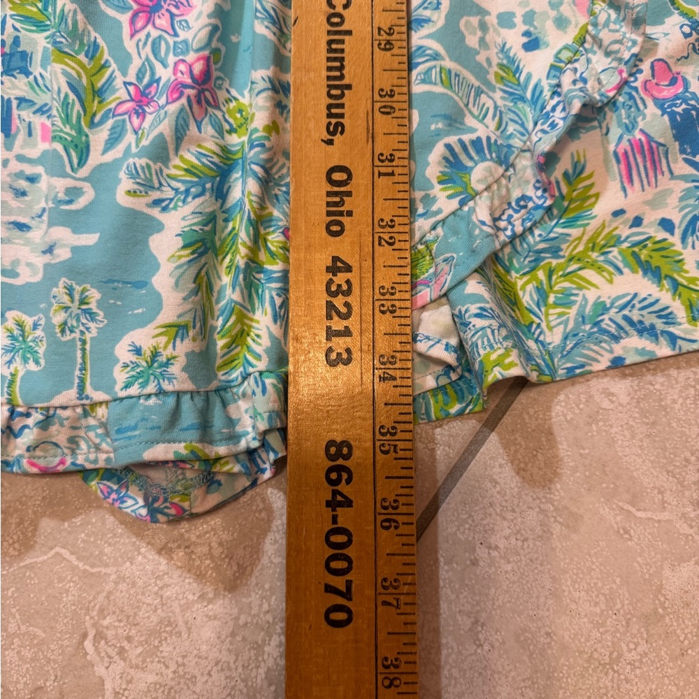 🦩🌴Lilly Pulitzer Analee Romper~What a Lovely Place EUC🦩🌴 - Picture 13 of 16